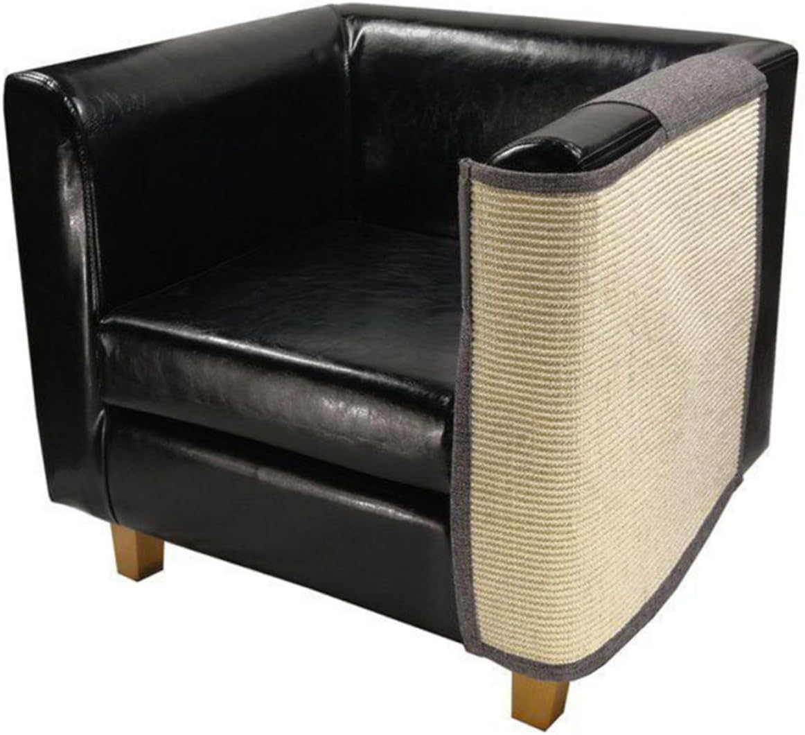 Kisangel 1pc Kurema Cat Scratch Mat Sisal Rope Cat Scratcher Mat Pet Toy Sofa Protector