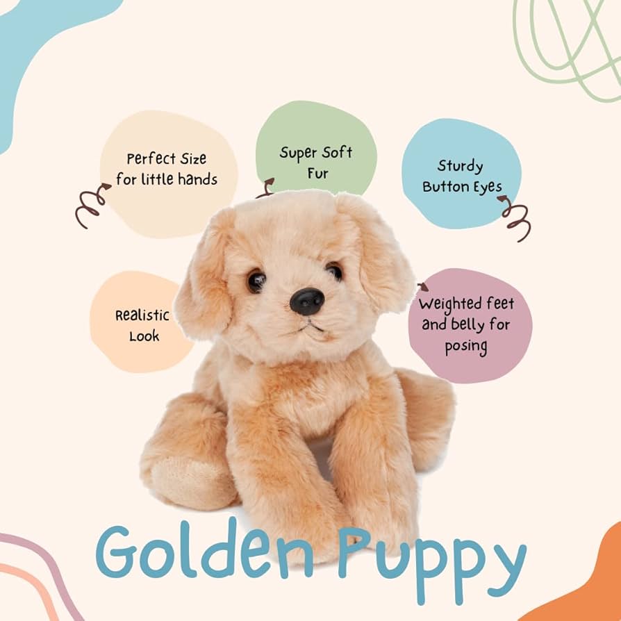 Tilly Golden Retriever ぬいぐるみ 犬 Tilly Golden Retriever