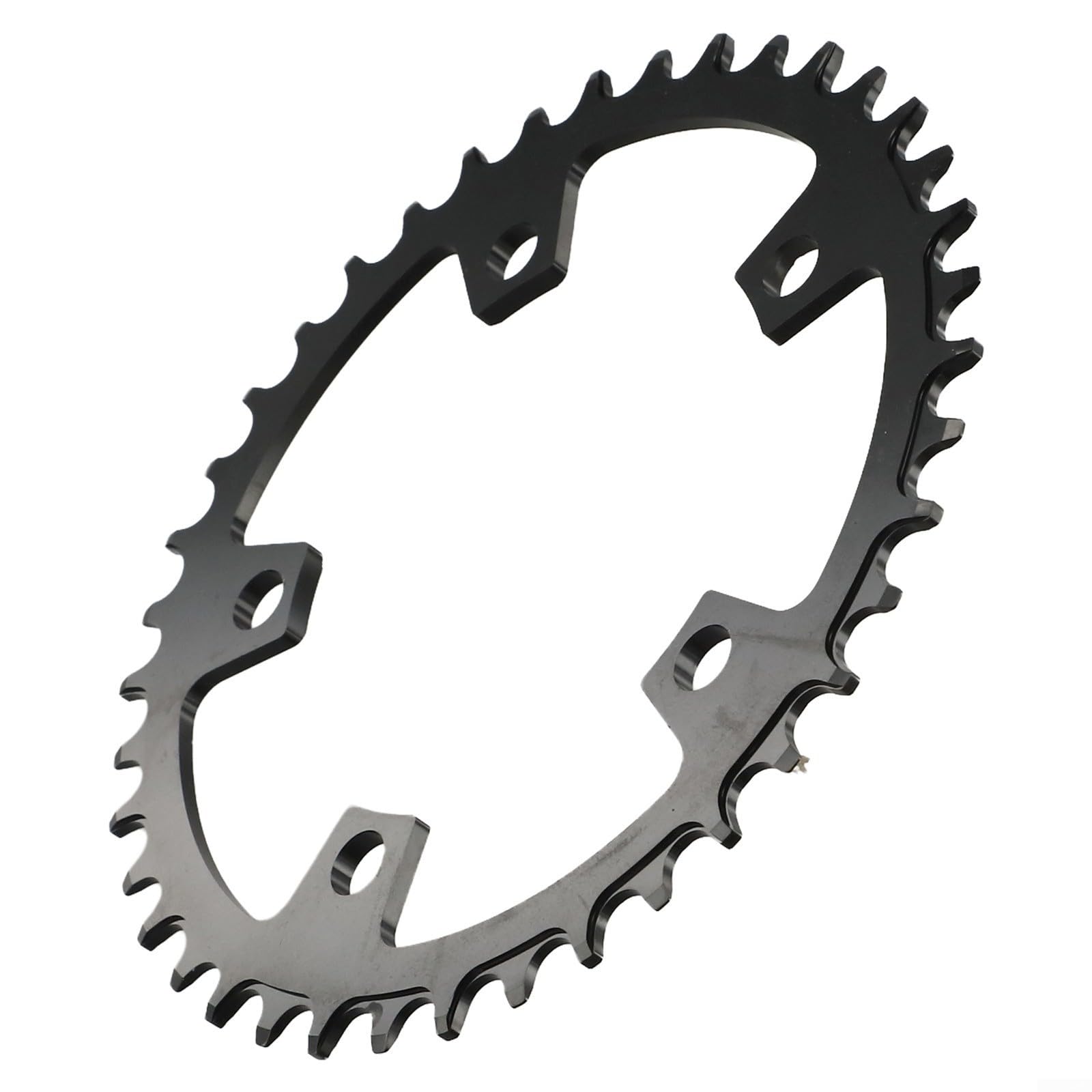 Narrow Wide Single Chainring for Road Bikes, 110BCD, 5 Bolts, Available in 36T, 38T, 40T, CNC Aluminum Alloy Construction (40T)