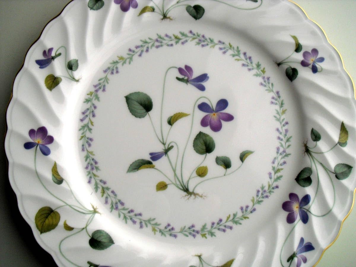 Amazon.co.jp: ノリタケバイオレットドリームプレート25cm3枚日本製