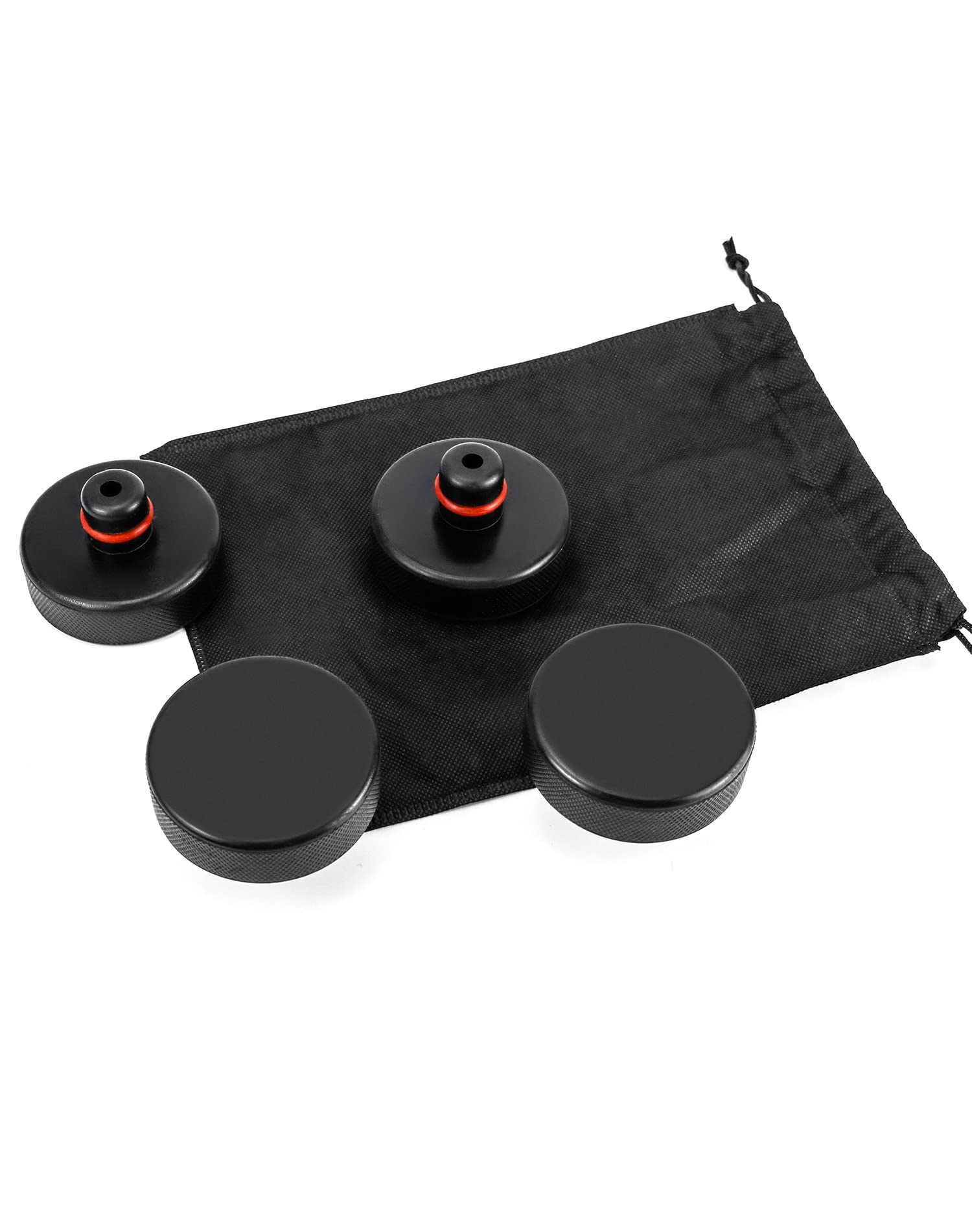 Cuscinetti per cric QWORK® 4 pezzi in gomma per Tesla Model 3 Model Y Model S proteggi telaio auto