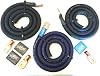 Sky High Oversized 10 Gauge OFC AWG Big 3 Upgrade BlueBlack Electrical Wiring