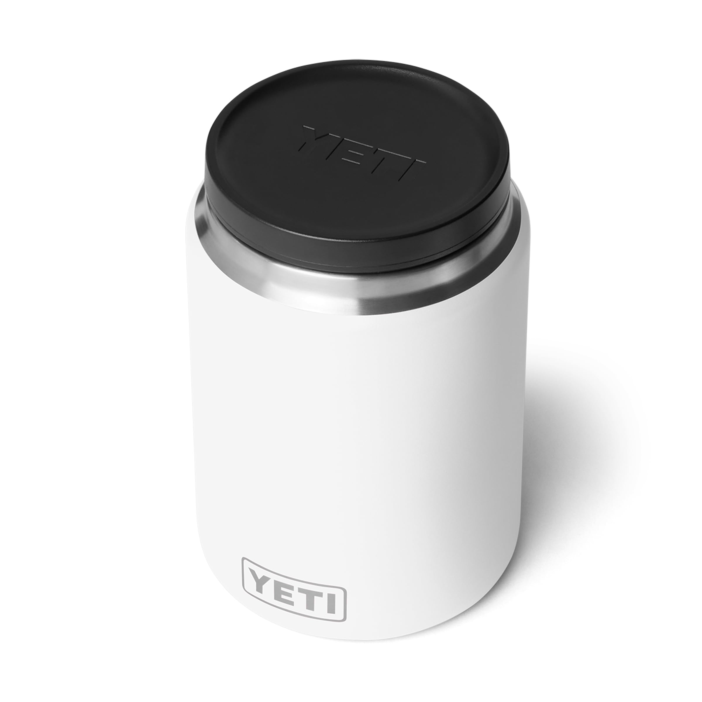 YETI Rambler Food Jar, Vacuum Insulated Stainless Steel Container with Leakproof MagVent Lid, White, 24 oz (710 ml)