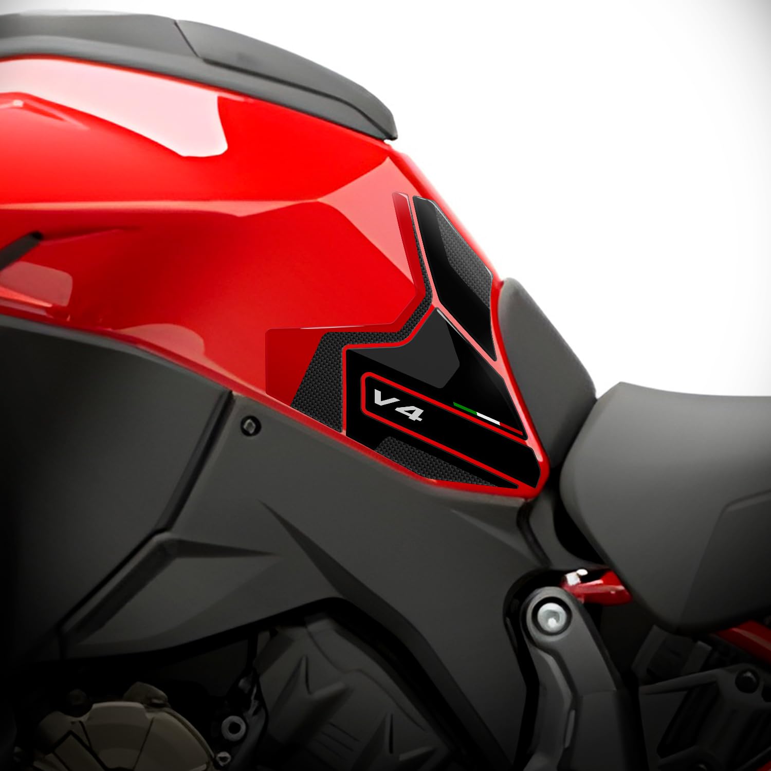 Protection réservoir Ducati Multistrada V4 contre rayures de blouson autocollants 3D