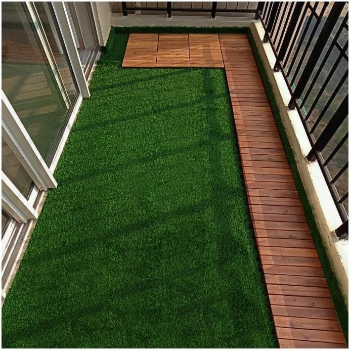 Naviisha Greens - Artificial Grass, Dense Green Turf, 40 mm High Density Artificial Grass Carpet Mat for Balcony, Lawn, Door (2 X 5 Feet), Green Backing (B0DFYL7R5Z) Amazon Price History, Amazon Price Tracker