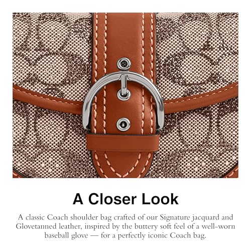 Coach Soho Bag 25 in Crystal Signature Jacquard4