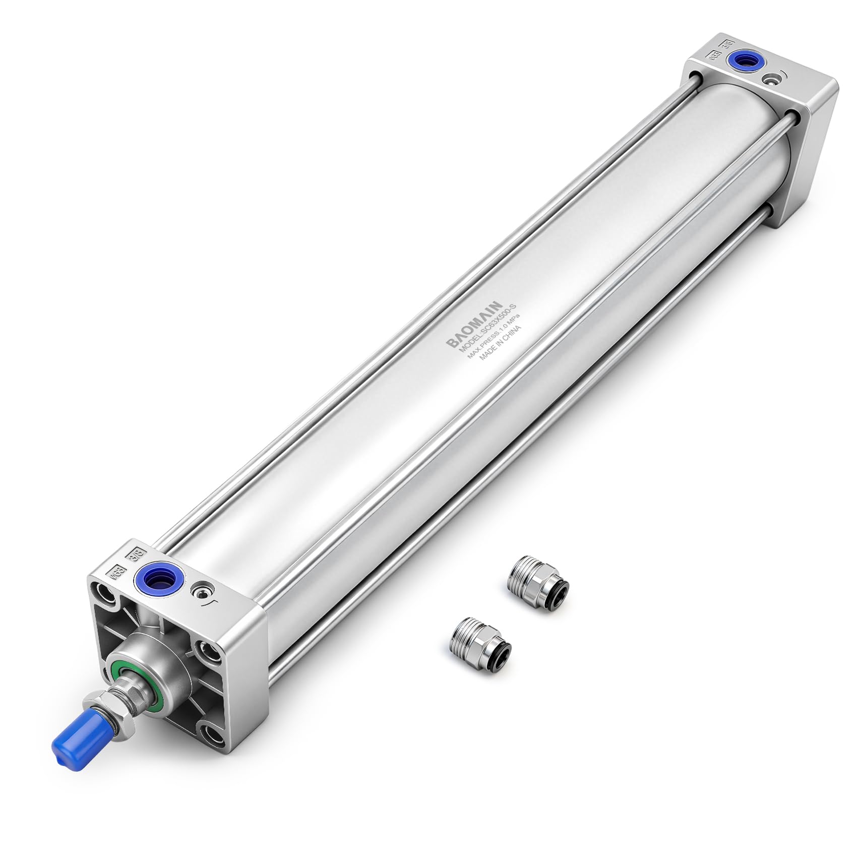 Amazon.com: Baomain Magnetic Pneumatic Air Cylinder SC-S 63 x 500