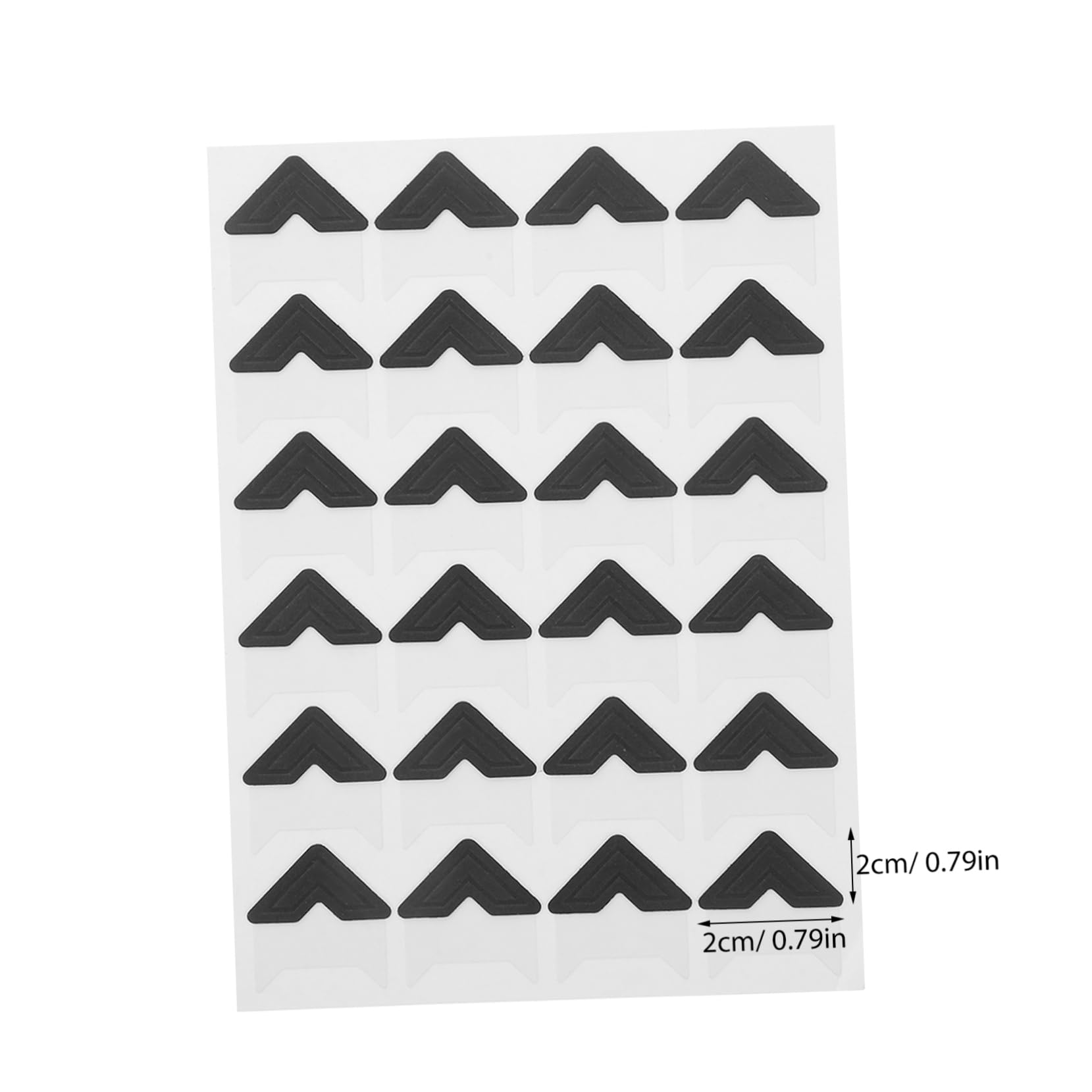 KALLORY Scrapbook Photo Albums Photo Corners Self-Adhesive Picture Corners Triangle Stickers for Journal