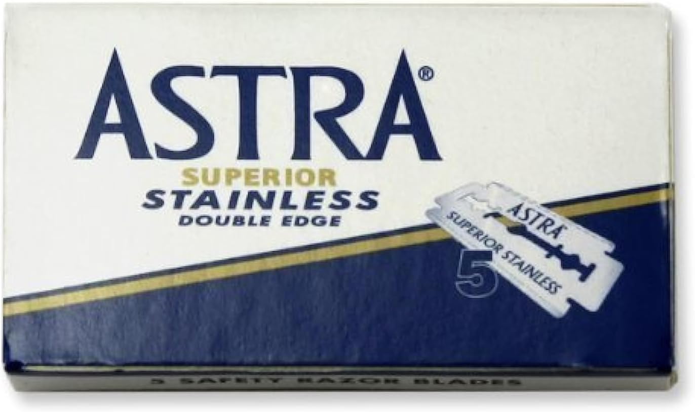 Astra Platinum Double Edge Safety Razor Blades,100 Count