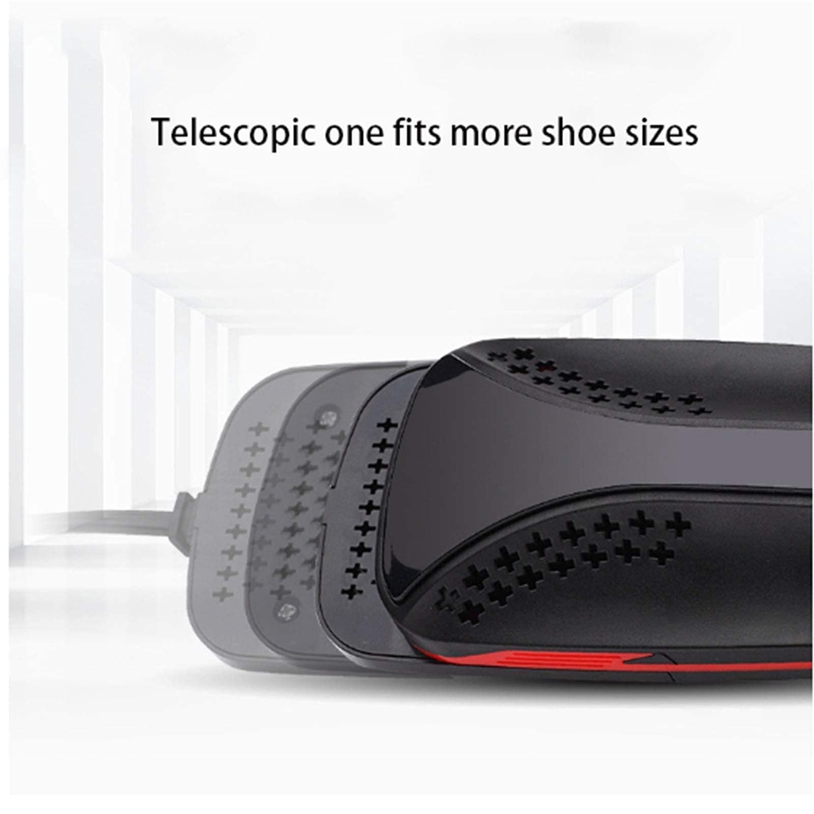 GeRRiT Sèche-Chaussures Électrique Désodorisant À L'ozone Sèche-Chaussures for Ski, Snowboard, Triathlon, Cyclisme, Golf Et Moto Chaussures Sèche-Chaussures Réglables (Color : Black)