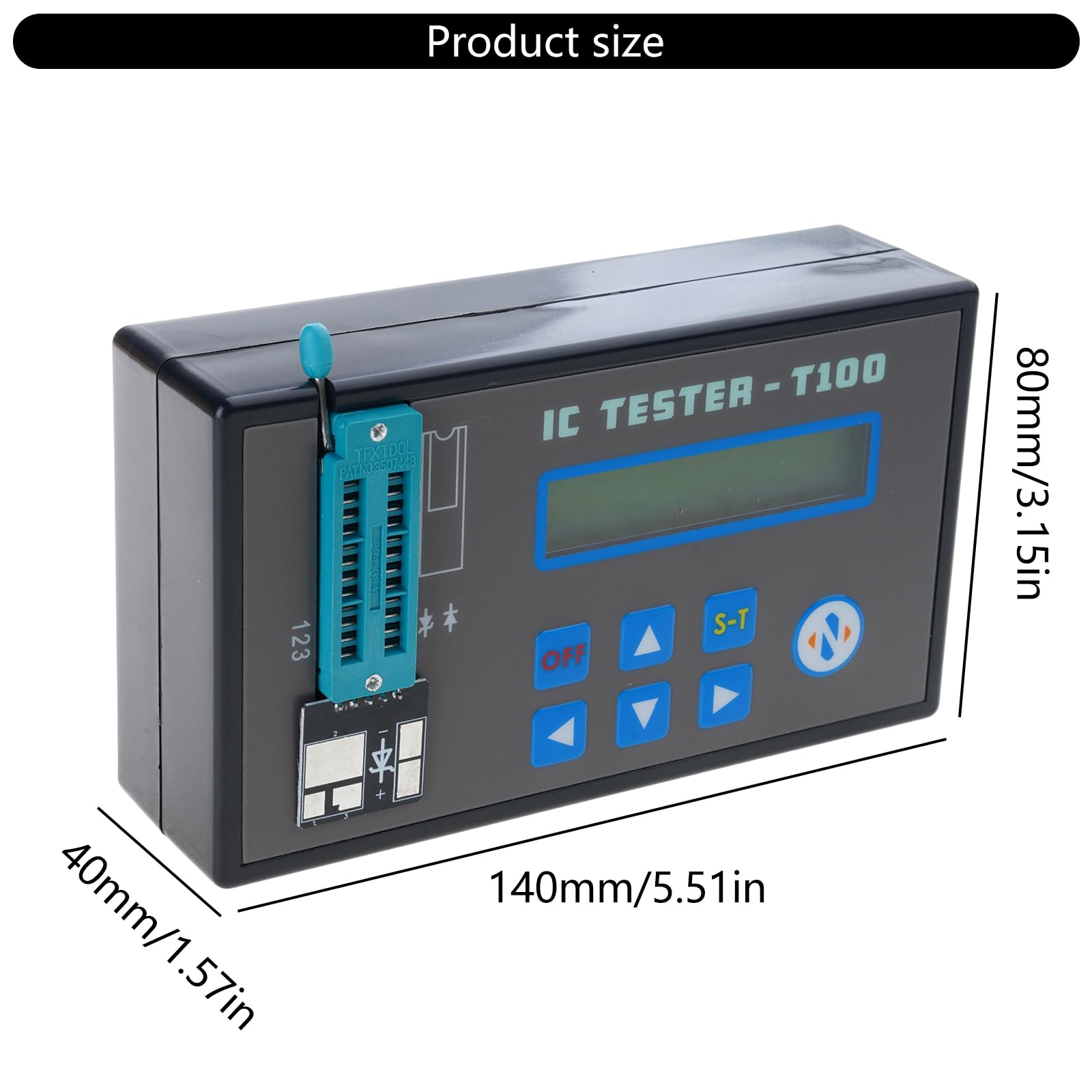 Strumento diagnostico professionale per chip Tester ergonomico per circuiti migliora la durata e le capacità di rilevamento degli errori Strumento di test del chip
