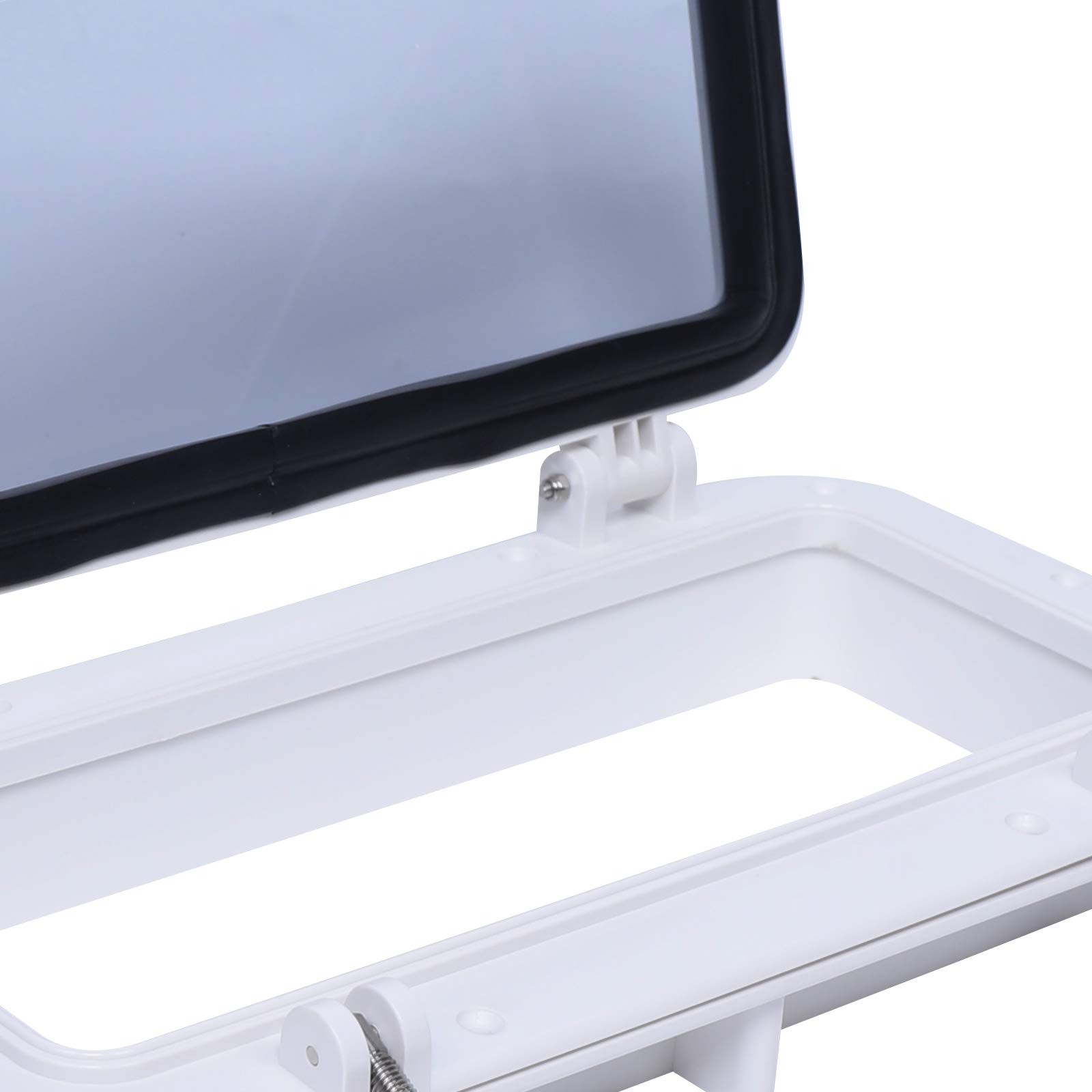 Kaibrite Barca Porthole Finestra Rettangolare,Barca Yacht Rettangolo apertura Portlight Oblò,Finestra universale oblò per barca/Yacht/RV/Industria Auto