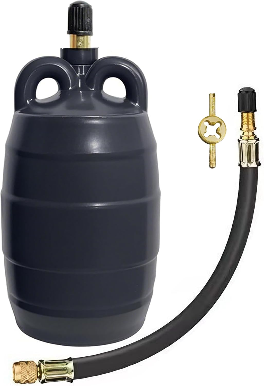 DILIGUALA Inflatable Pipe Plug Balloon with 13.7 Inch Quick-Install Rubber Extension Hose, Water Shut Off Tool for Pipe Repair, Closed Water Testing & Sealing and Testing of Sewer Pipes (2 inch R)