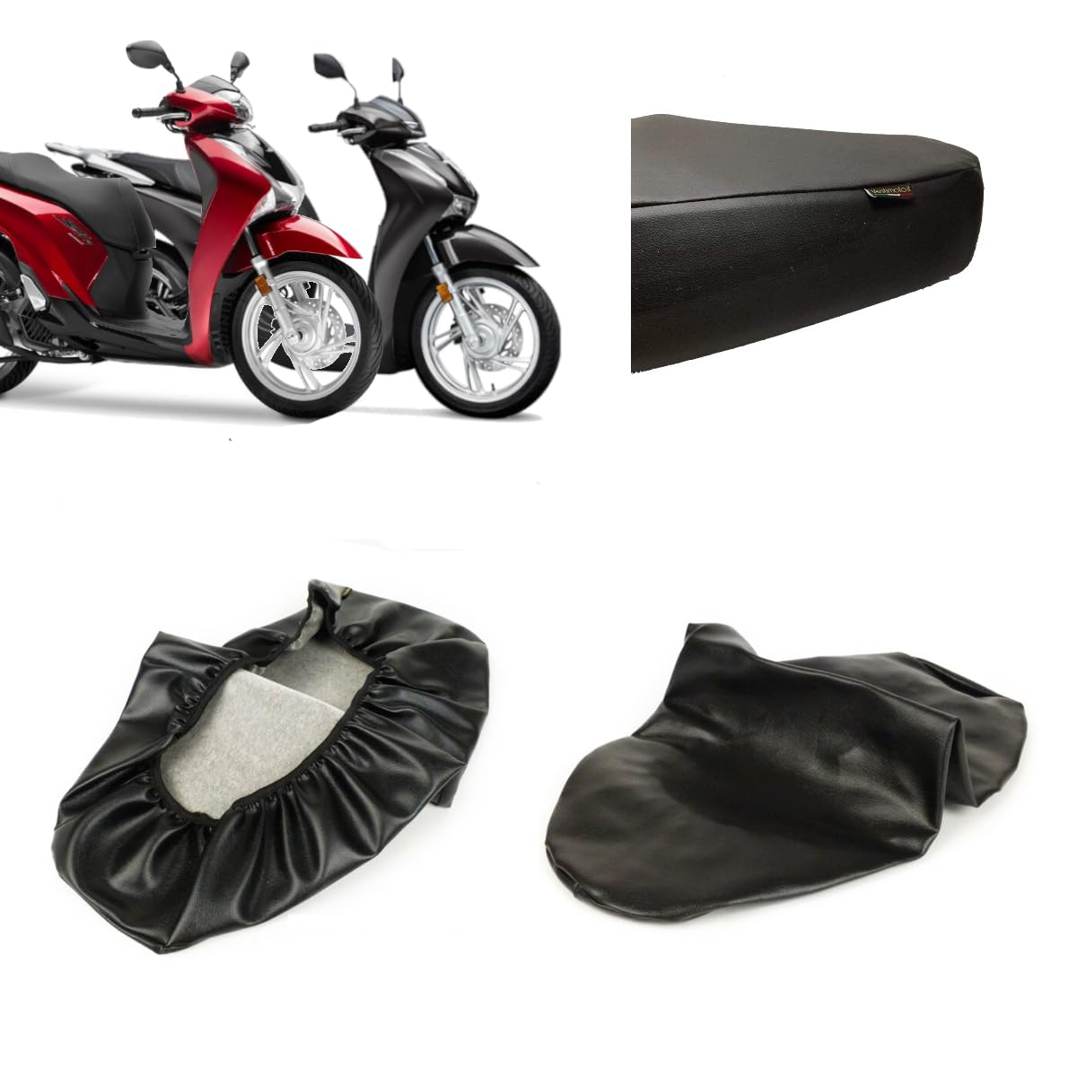 Coprisella in similpelle Nero specifico per Sh 125 150 2017 2018 2019 2020 2021 2022 2023 2024