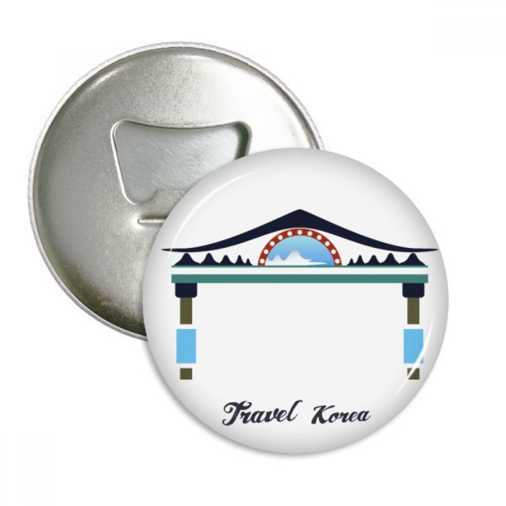 Cadeau Memorial Arch Corée lot de 3 décapsuleurs aimantés ronds