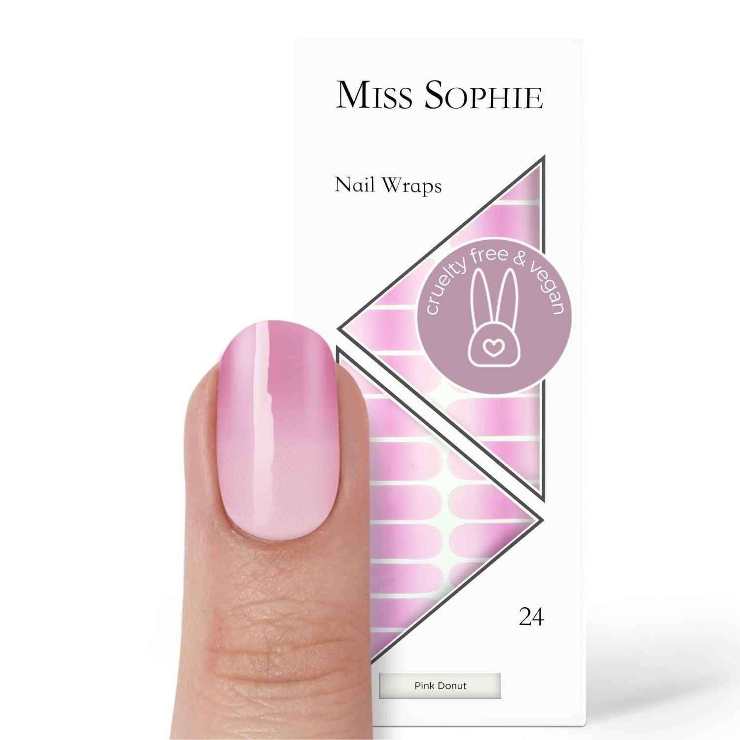 Miss Sophie Nail Wraps - 24 Ultra-Thin-self-Adhesive Long-Lasting Nail Wraps