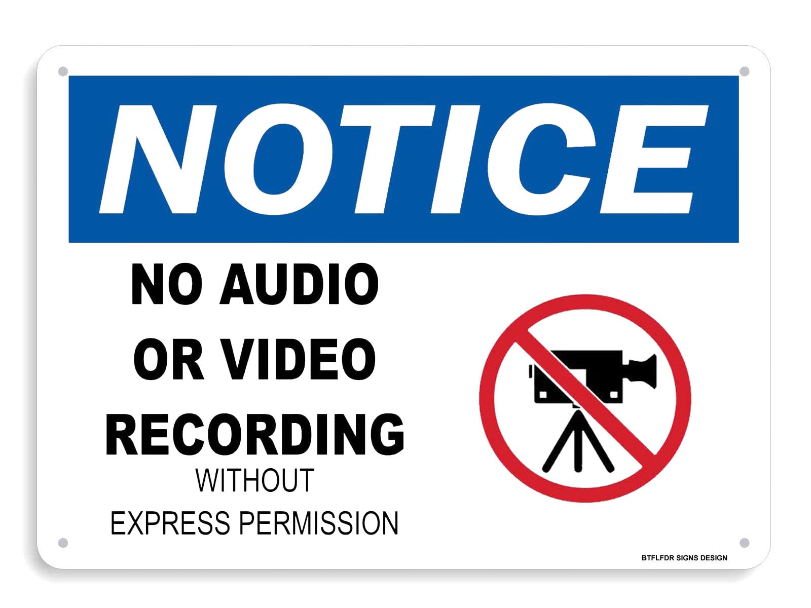 No Trucks Sign, 8x12 Reflective Aluminum No Trucks Allowed Sign - View #10