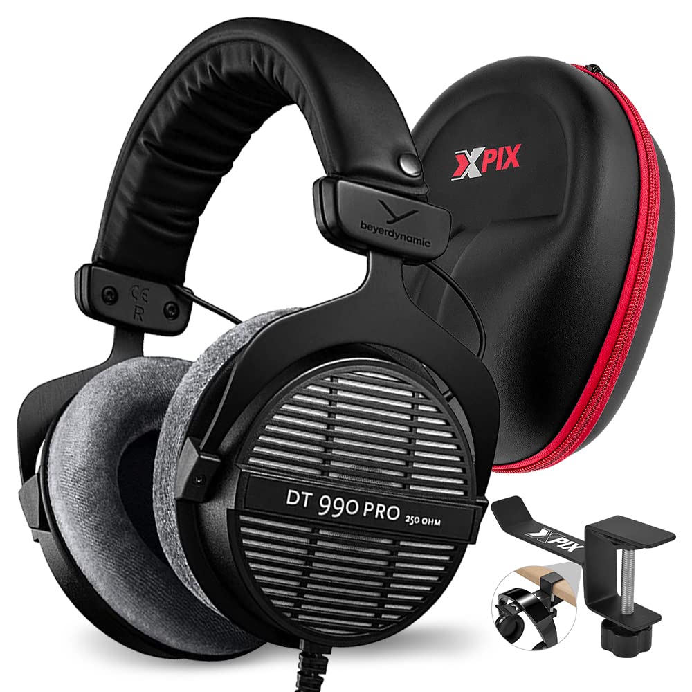 XPIX Beyerdynamic DT 990 Pro 250 ohm Over-Ear Studio Headphones w