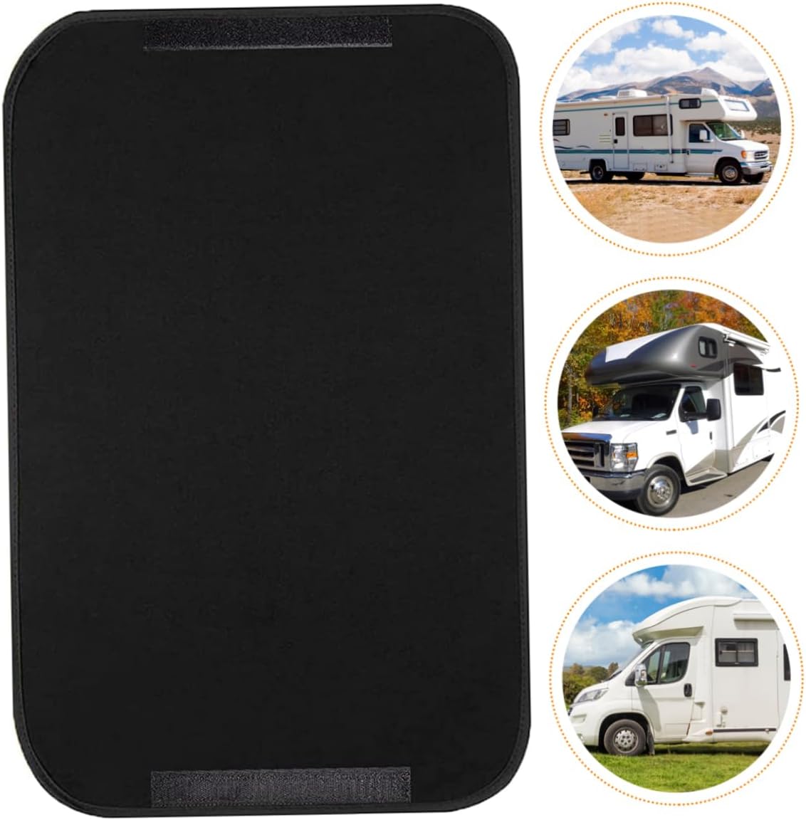 Alipis RV Window Sun Shade Cover Motor-Home Curtains for Privacy and UV Protection Adjustable Size RV Door Window Shade for Campers and Outdoor Travel