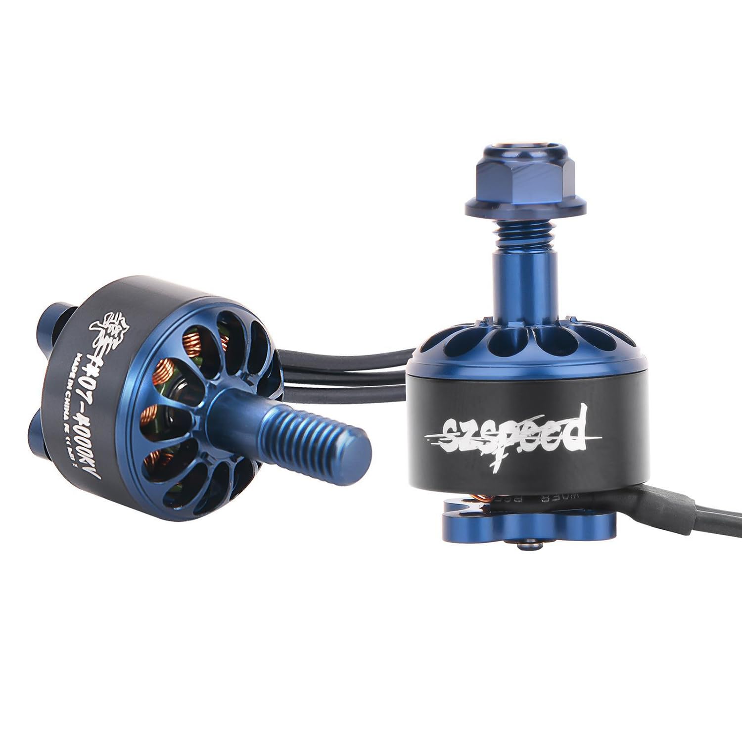 HAWK'S WORKBrushless Motor 1407 4000KV, 2-3S Motor for RC Plane Multi Copter DIY Done Foam Glider RC Conversion (2 Pcs)