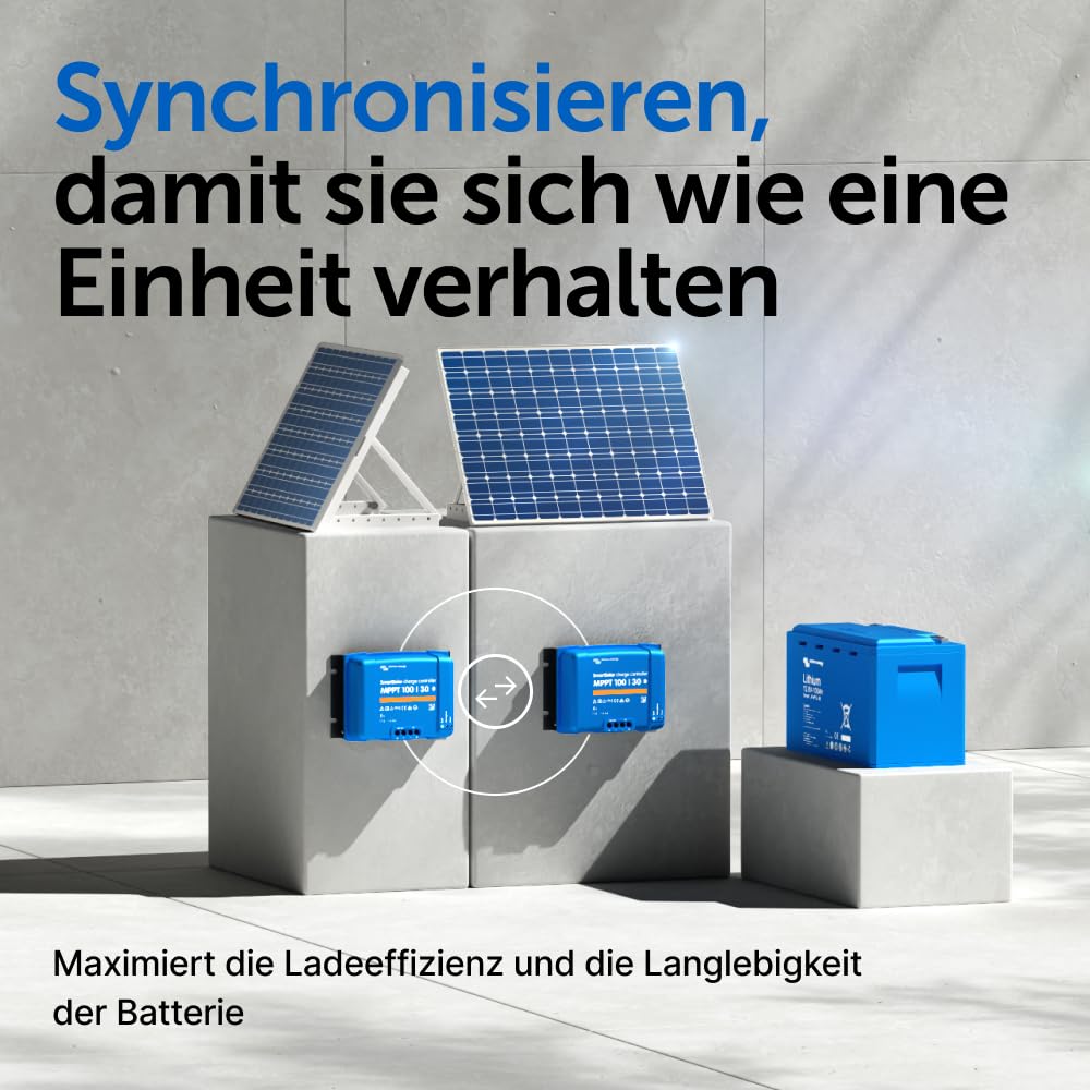 Victron Energy SmartSolar MPPT Laderegler - Solar Laderegler (Bluetooth) - 100V 30 Amp 12/24-Volt