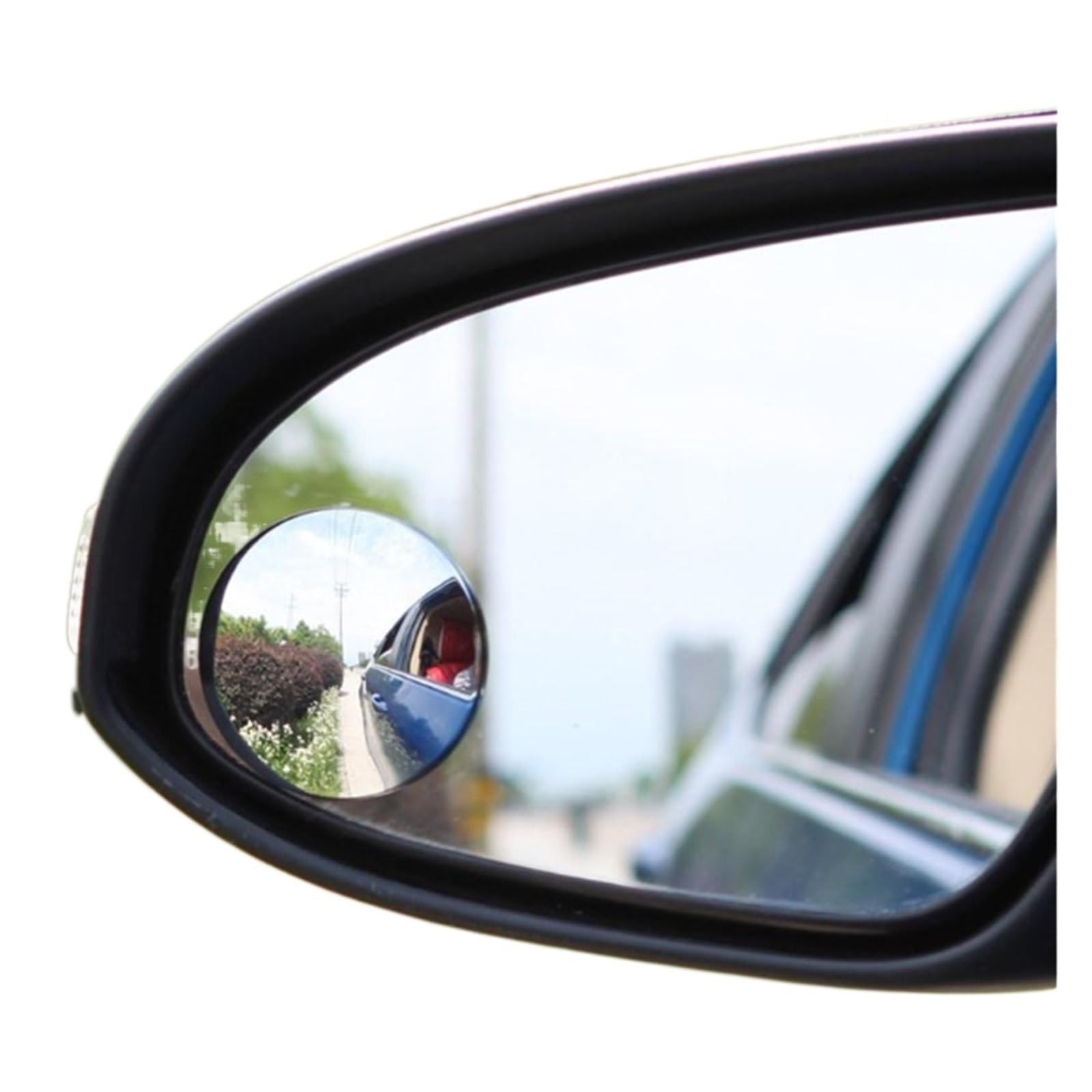 SBTRKT Rimless Mirrors 360 Degree HD Blind Spot Mirror Adjustable Car Rearview Convex Mirror For Car Reverse Wide Angle Vehicle Parking (Color : 2pcs)