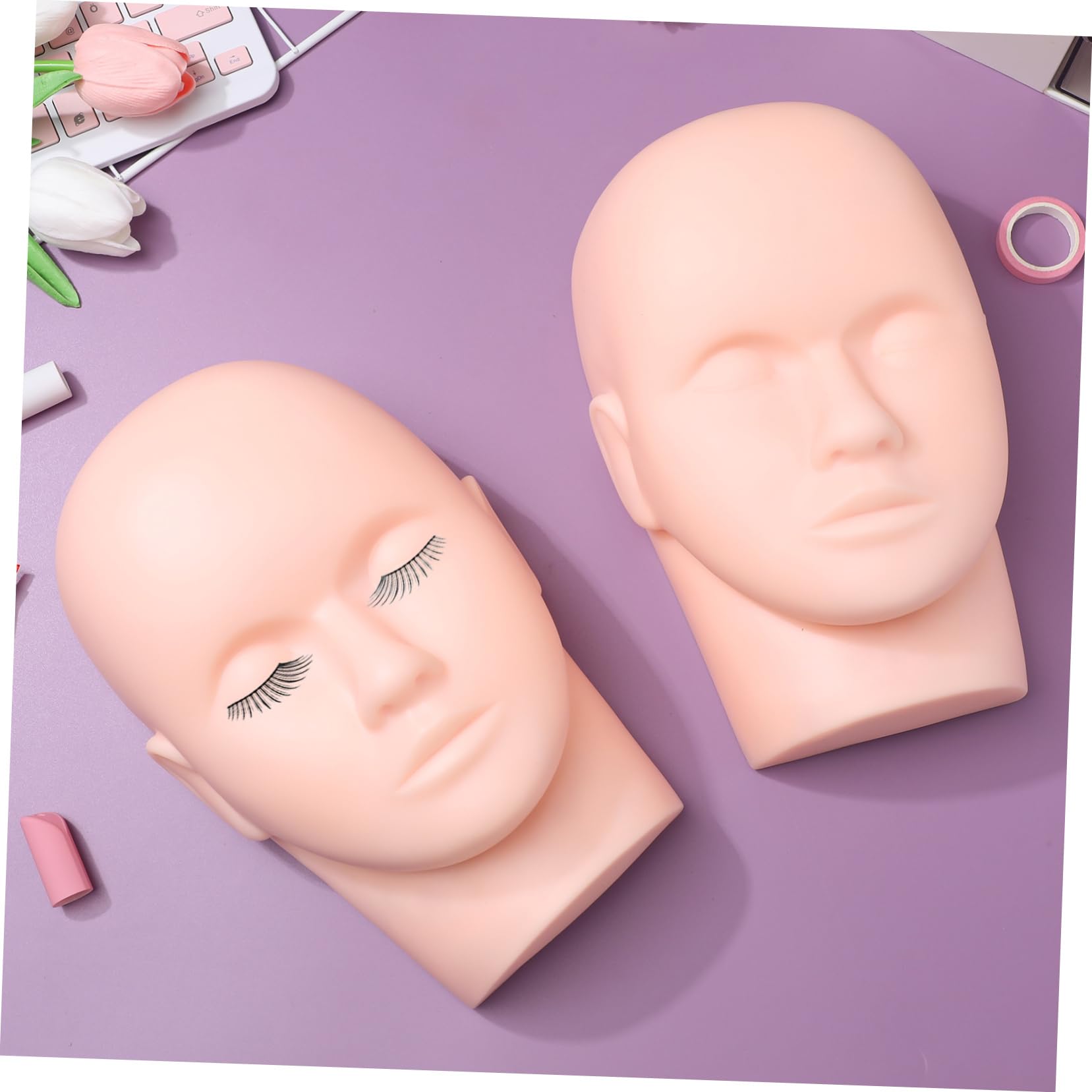 Manichino Robusto Per Esercitazioni Di Trucco in Silicone Per Studenti Truccatori