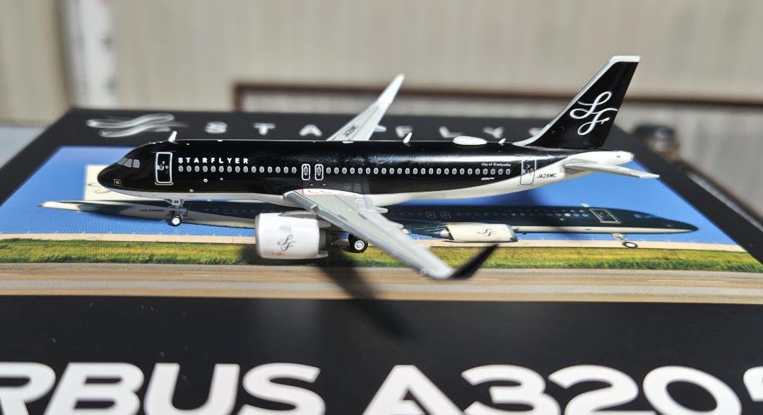 スターフライヤーA320neo JA28MC 1/400 & 組立飛行機セット Amazon.co.jp: GeminiJets 1/400 スターフライヤー A320neo JA28MC