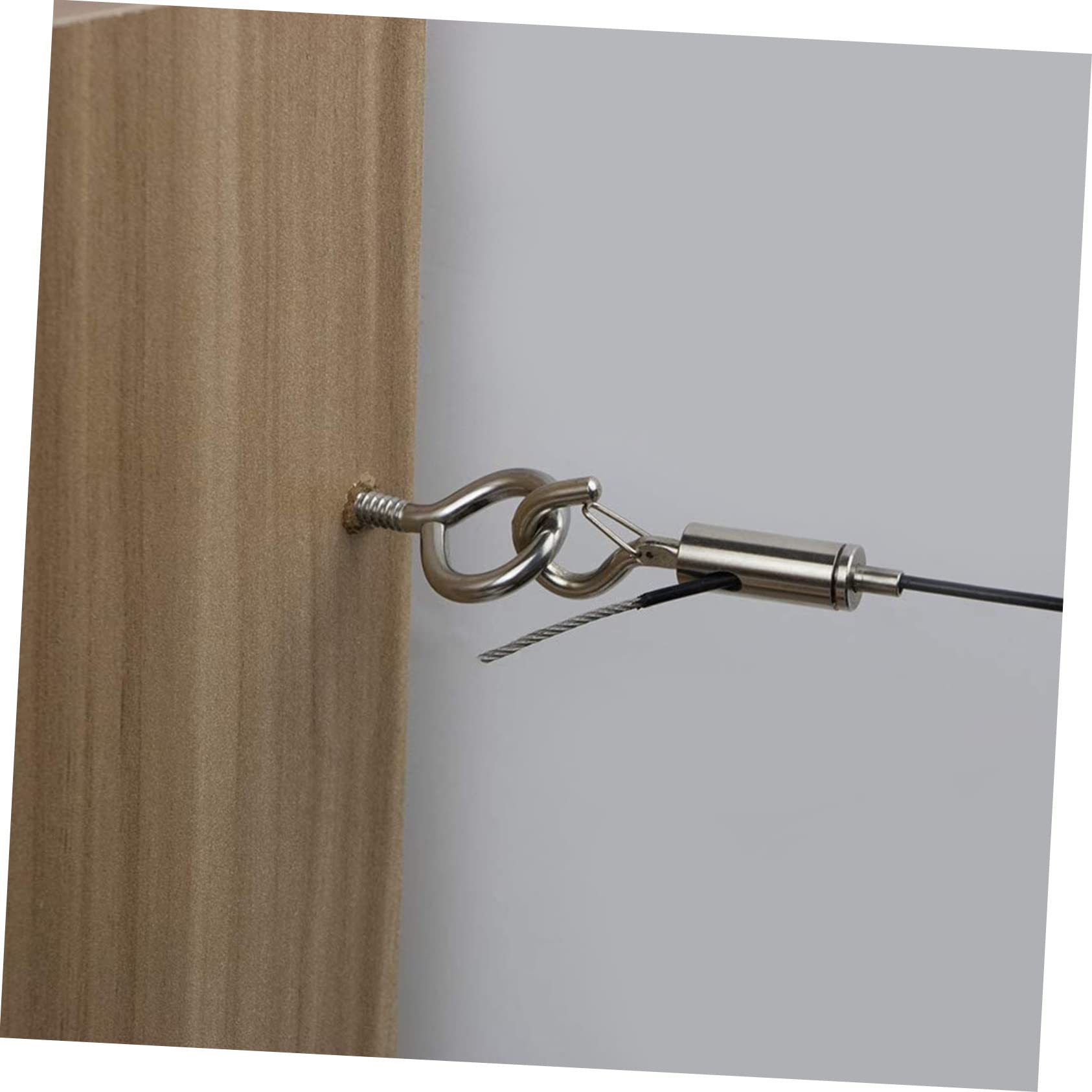 NAMOARLY 2sets Turnbuckle Wire Rope Tensioner Tool Wire Rope Clamp Hardware for Tightening Tent Shade 6pcs*2