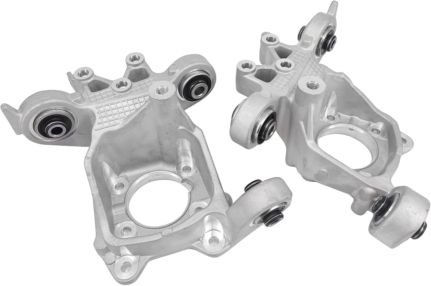Pair Rear Left & Right Suspension Steering Knuckle Fit For Jeep Cherokee 2014 2015 2016 2017 2018 Rear Suspension Spindle Steering Knuckle Replace 5090072AE 5090073AE