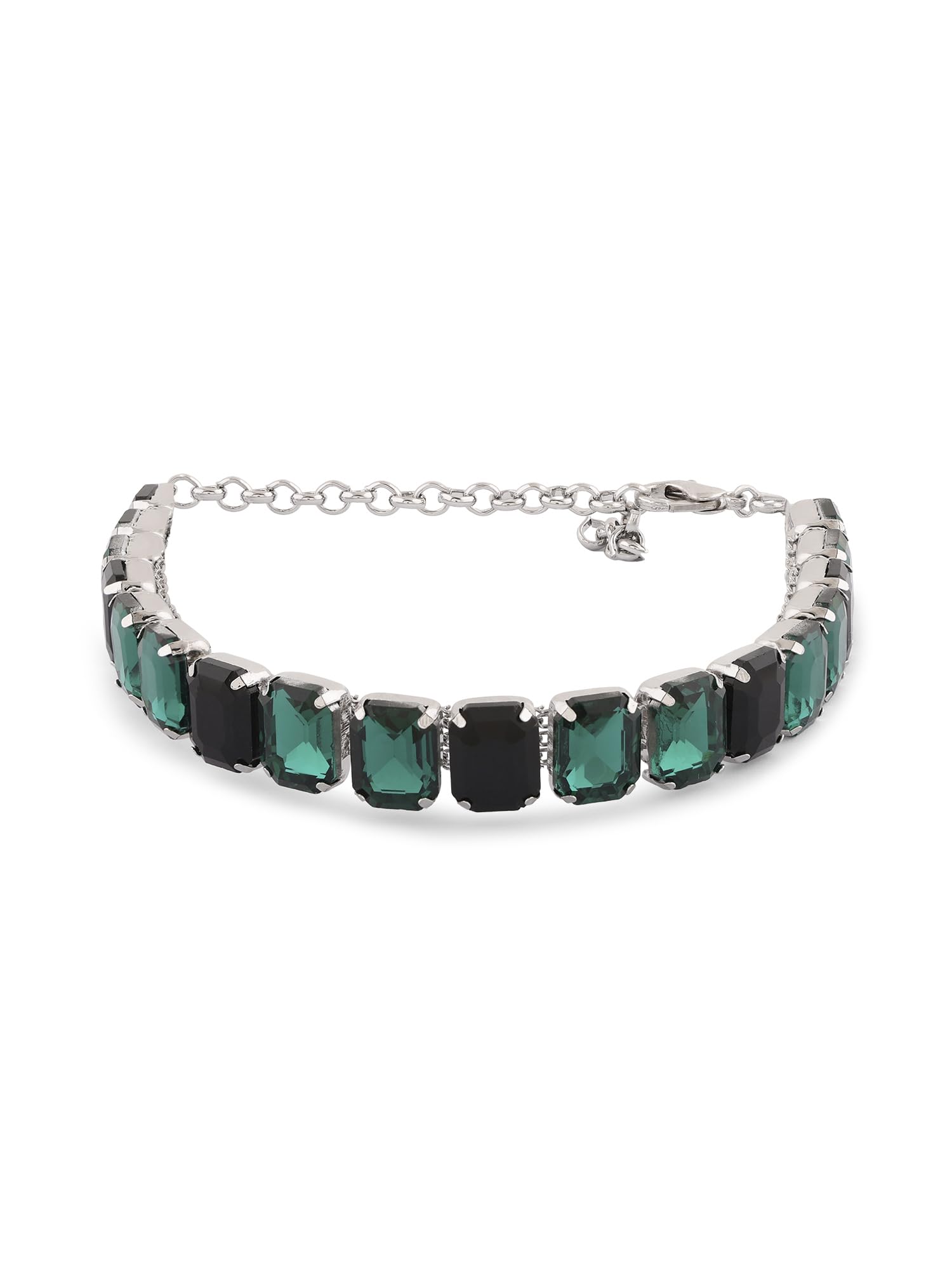 See full amazon price history chart for ZAVERI PEARLS Green & Black Dazzling Artificial Stones Contemporary Adjustable Bracelet For Women-ZPFK16711 ZAVERI PEARLS Green & Black Dazzling Artificial Stones Contemporary Adjustable Bracelet For Women-ZPFK16711 (B0CKZC8PQQ) Amazon Price History, Amazon Price Tracker