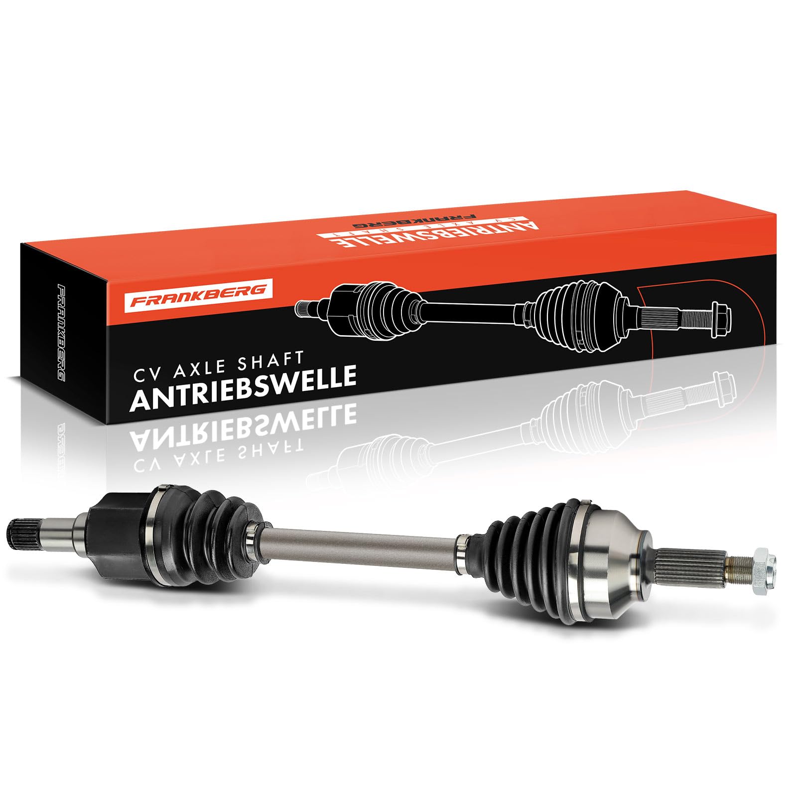 Frankberg Eje de transmisión manual 1447468 | Sin anillo Sensor de Velocidad de las Ruedas Sensor ABS, eje delantero, izquierda; Compatible con: Mondeo III Berlina B4Y