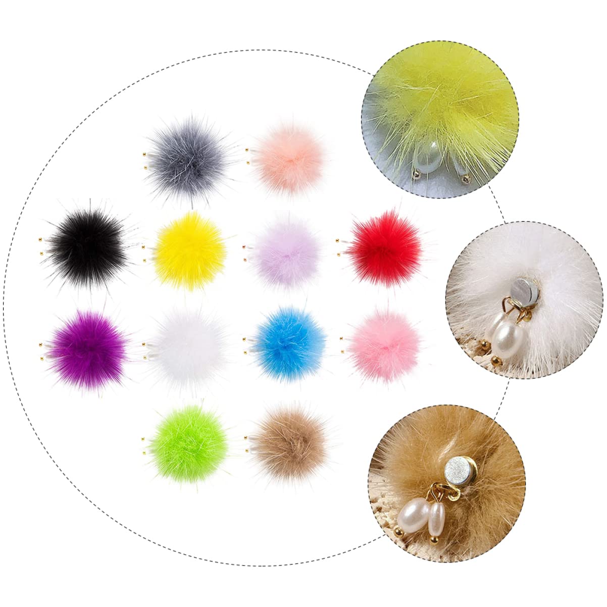 FOMIYES 3 Juegos De Decoraciones De Manicura Para Uñas Decoraciones Esponjosas Decoración De Uñas Desmontable 12 Piezas X 3