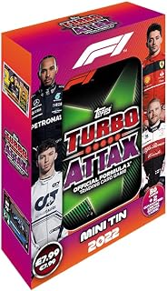 Topps Turbo Attax Formula 1 2022, Trading Cards - Collector Tin - Green