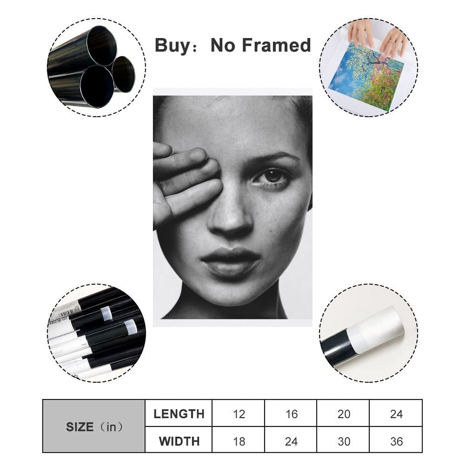 Amazon.co.jp: Kate Moss ケイト・モスポスター 絵画 ポスター 印刷
