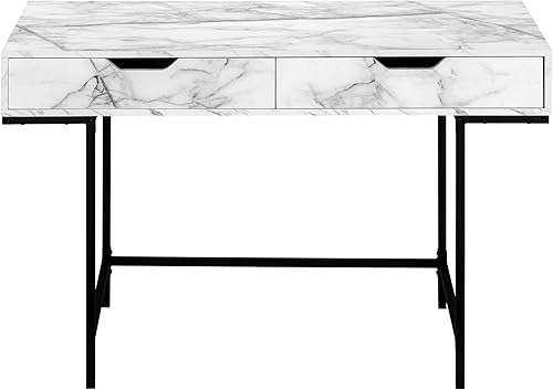 Miniatura 5 de Monarch Specialties I 7558 - Escritorio para computadora, oficina en casa, laptop, cajones de almacenamiento, 48 pulgadas de largo, trabajo, metal,