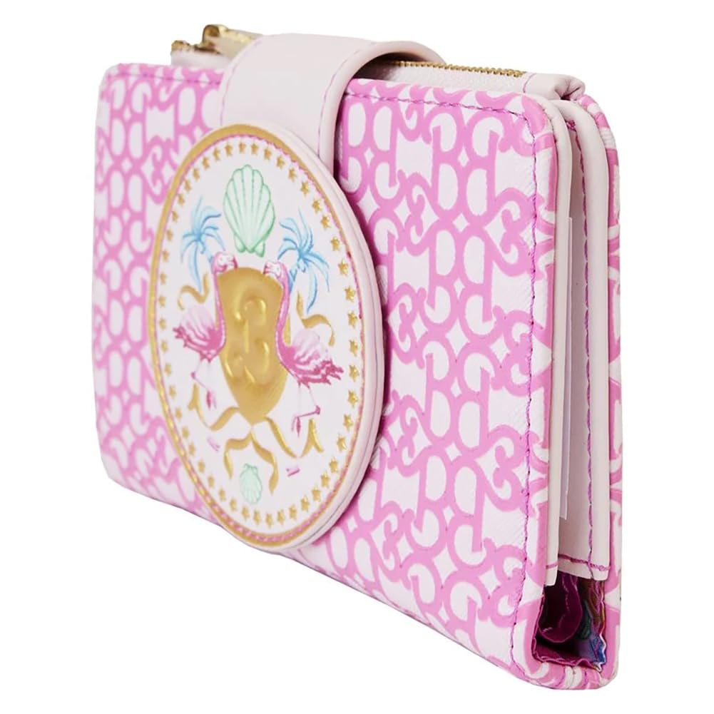 Loungefly Purse Barbie Movie Logo Nue offiziell Mattel Rosa Bifold One Size