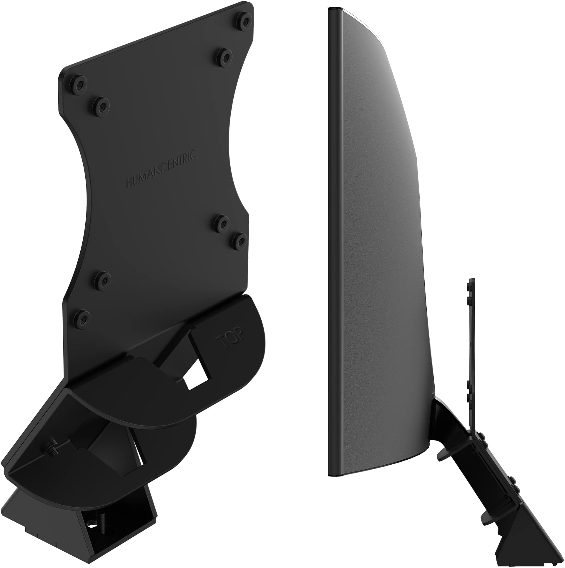 HumanCentric VESA Mount Adapter Compatible with Samsung Curved Monitors 32" CF397 and Samsung 24" CRG5, VESA Adapter Mounts Monitor to VESA Stand, Arm, or Desk Mount, Does Not Work With 27" Monitor