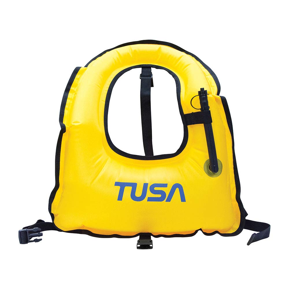 Tusa Adult Snorkeling Vest - Yellow, Unisex-Adults, Snorkeling Vest