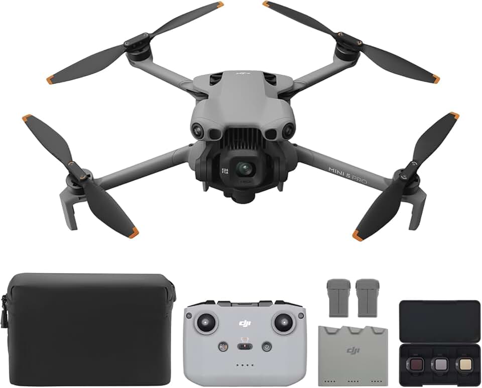 Mini 5 Pro Fly More Combo with DJI RC-N3, Drone with Camera,