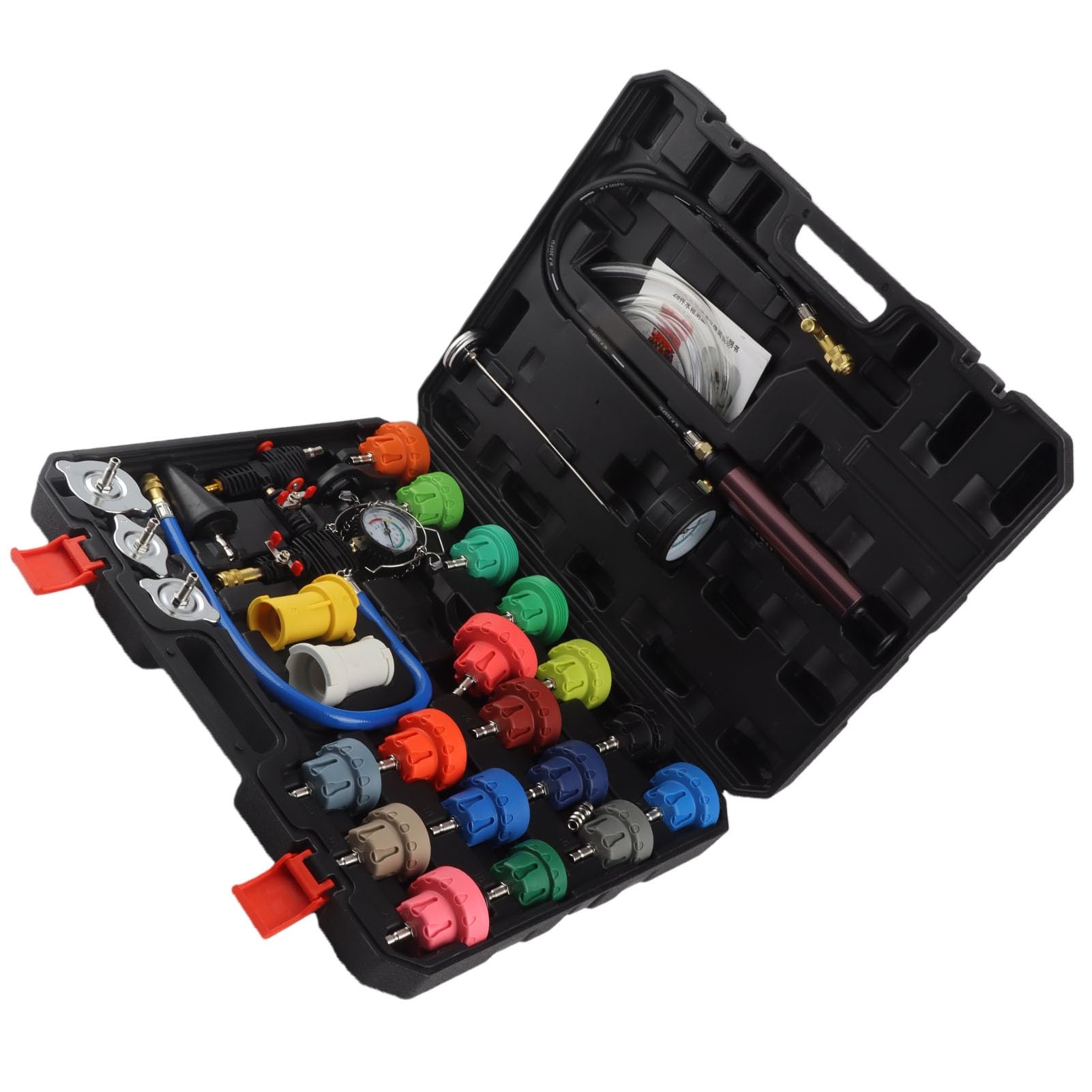 Kühlerdruckprüfer-Kit, Vakuum-Nachfüllung, 0–35 Psi
