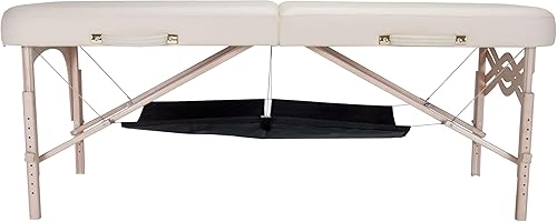 Miniatura 9 de EARTHLITE Hamaca para mesa de masaje, mesa de masaje portátil, estante de almacenamiento para cojines, sábanas y accesorios (39 x 19 pulgadas)