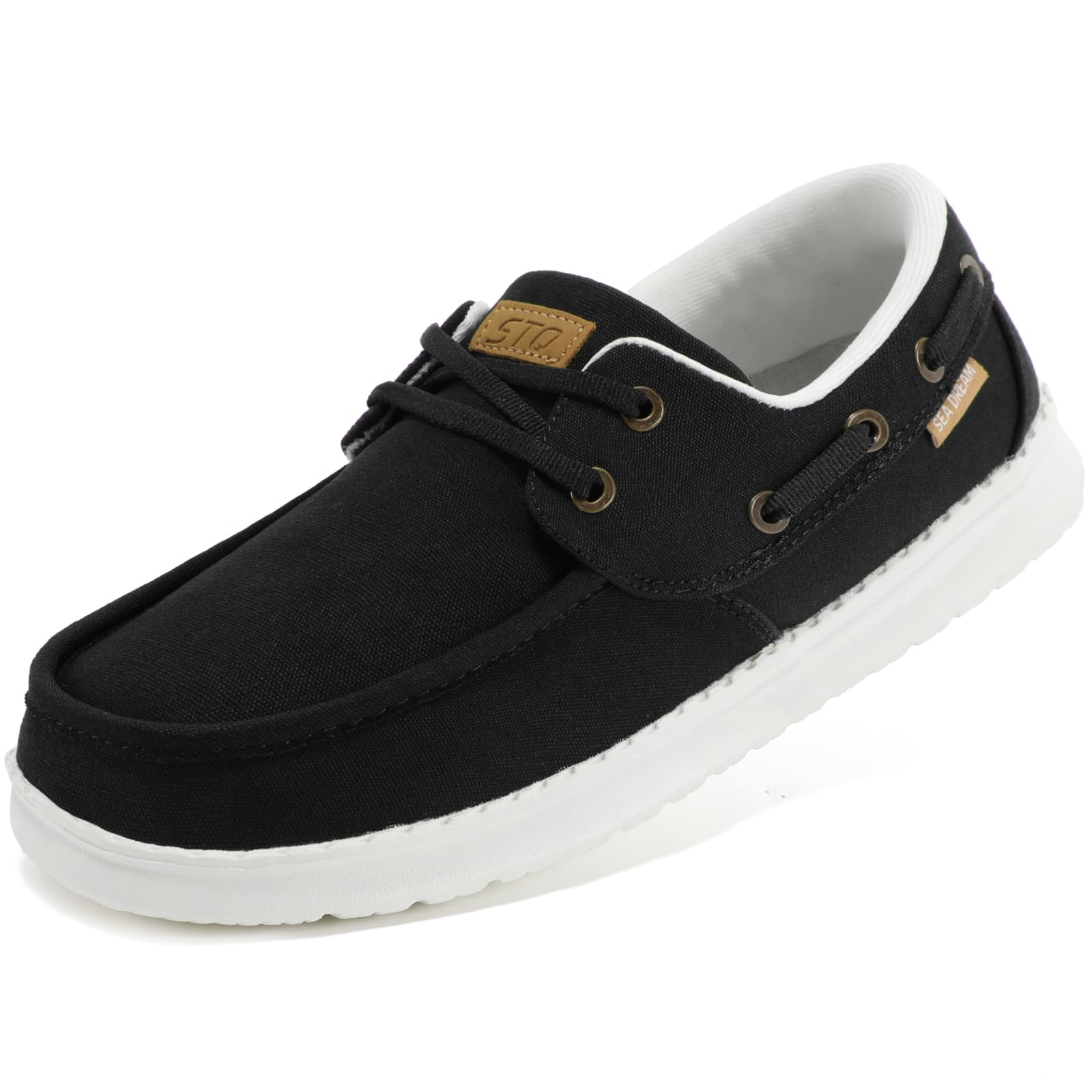 stq Women Boat Shoes Orthopedic Insole Slip On Business Casual Sneakers for Plantar Fasciitis Lightweight Canvas Loafer-picture-16