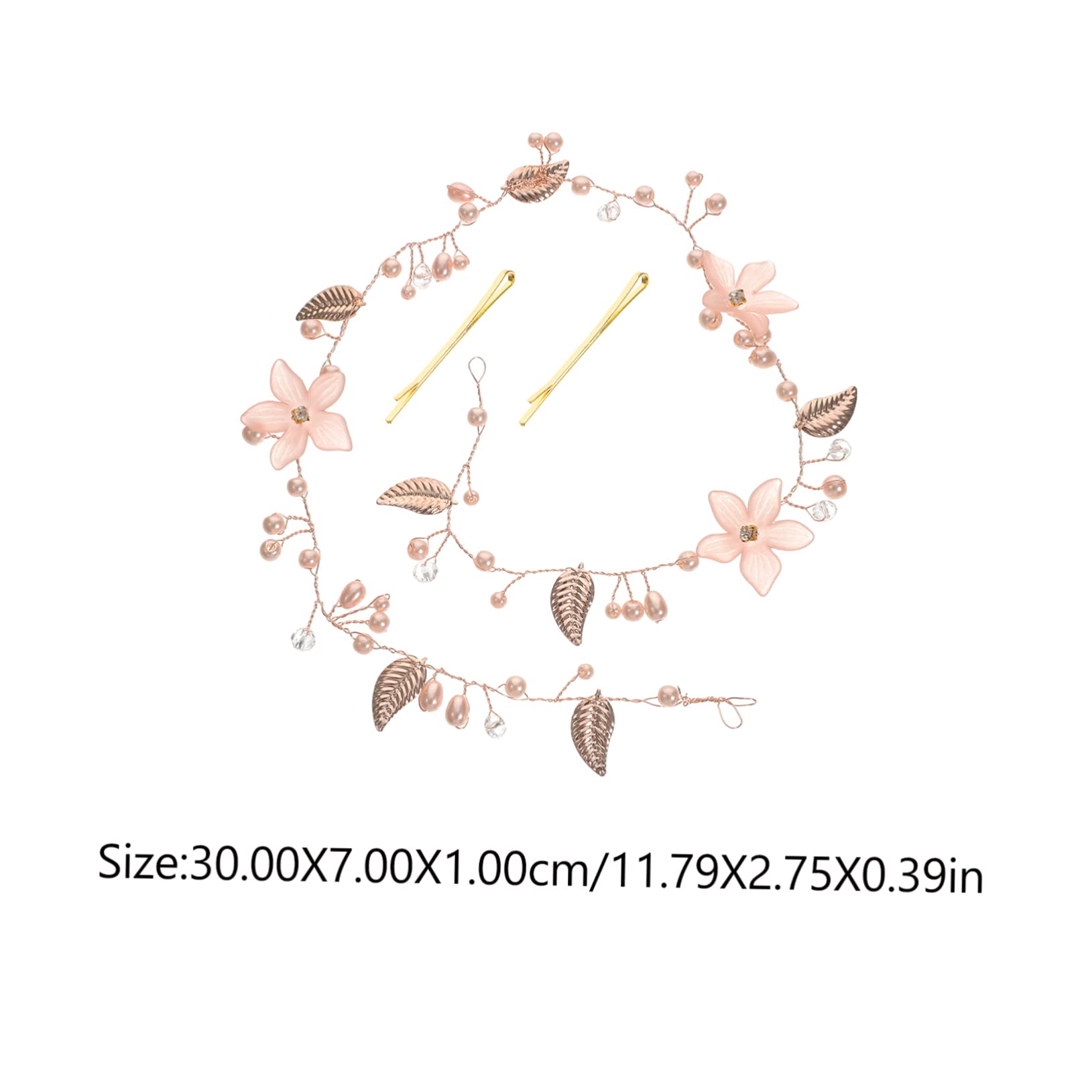Beavorty 5stücke Blumenhaarreif Für Braut Eleganter Haarschmuck Mit Blumen Und Blattemuster Für Hochzeiten Abendveranstaltungen Und Besondere Anlässe Leicht Und Komfortabel Zu Tragen