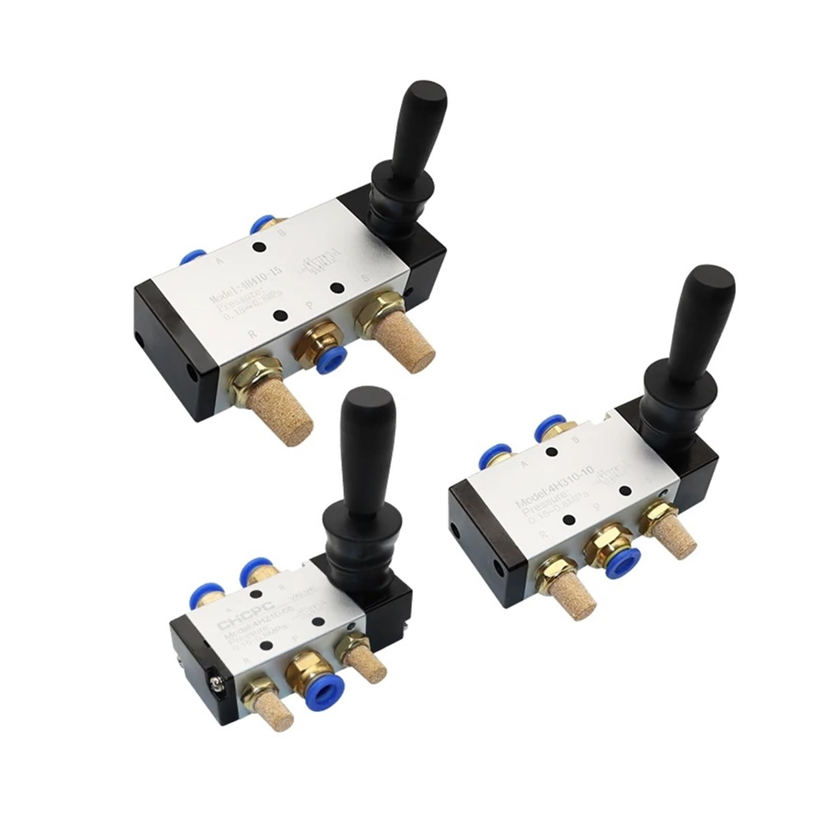 Vanne manuelle pneumatique 5/2 4H410-15 avec raccord 6mm