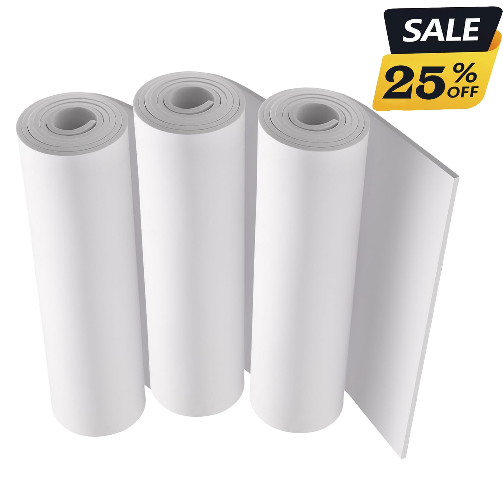 3-Pack 4mm EVA Foam, MEARCOOH White EVA Foam Cosplay, Premium EVA Foam Roll - Image 3