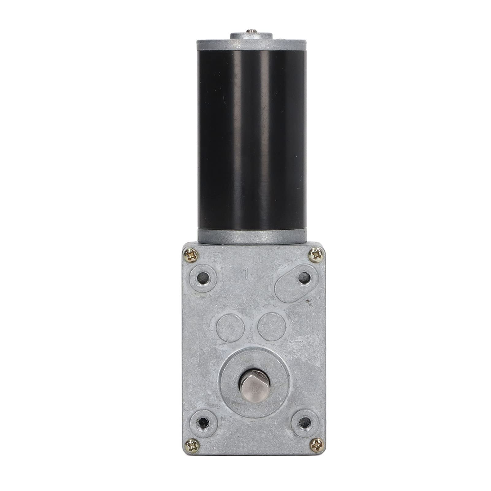 Motor de reducción de corriente continua 12 V CW CCW con doble eje, bobina de latón autobloqueante para automatización (10 rpm)