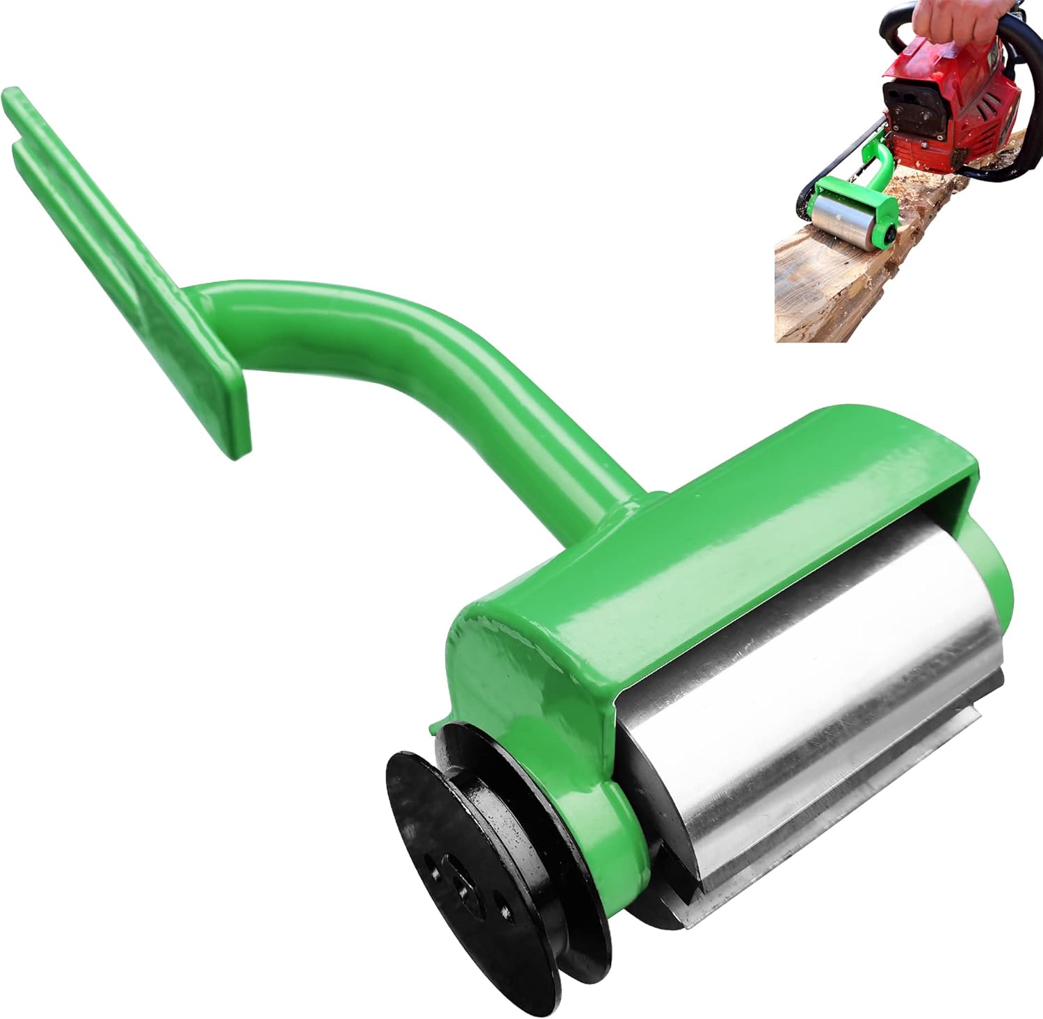 ZEIMAL VBelt Driven Log Peeler,Chainsaw Attachment for