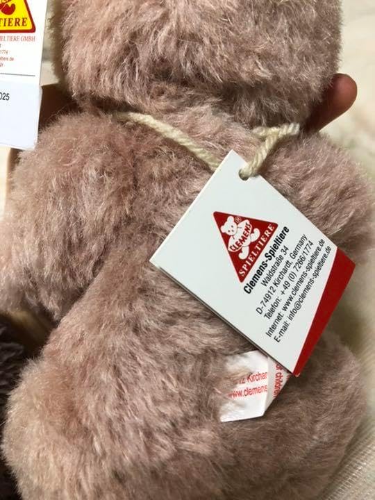 クレメンス社 ピンク うさぎ ぬいぐるみ テディベア 完売品 クレメンス