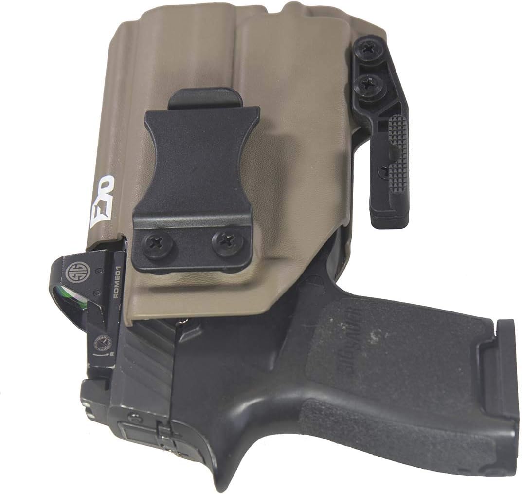 FDO Industries IWB Kydex Holster Compatible with Sig P320c w/Olight Baldr Mini Optic Cut -The Paladin Series- Made in USA-